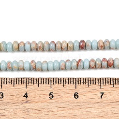 Synthetische Aqua Terra Jaspis Perlen Stränge&nbsp;G-S366-102A