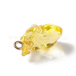 Прозрачные смоляные подвески&nbsp;RESI-E028-01G-07