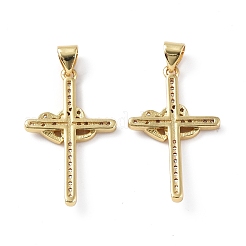 Латунные микро проложить кубического циркония подвески KK-E068-VF280