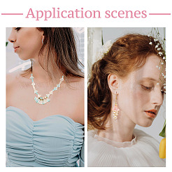 160шт 8 цвета прозрачные акриловые колпачки для бусин OACR-TA0001-16