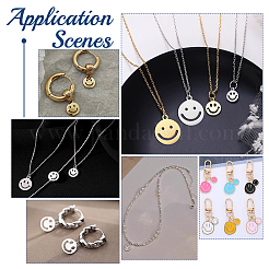 20 шт. подвески из нержавеющей стали 304 двух цветов&nbsp;STAS-UN0053-70B