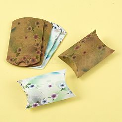 30 шт. 2 стильных бумажных подушек с цветочным принтом в подарочных коробках&nbsp;CON-FS0001-21B