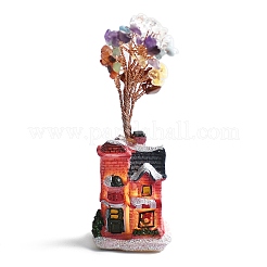 Рождественская тематика смоляной домик украшение дома&nbsp;DJEW-H013-01A