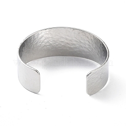 Латунные открытые широкие манжеты для женщин BJEW-D032-06P