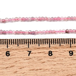 Natürliche pflaumenblüte turmalin perlen stränge&nbsp;X-G-C266-A01-2mm