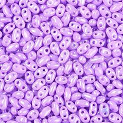 Непрозрачные цвета блестящие стеклянные бусины&nbsp;SEED-T006-02D