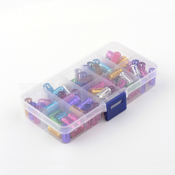 Алюминиевые дреды бусы украшение для волос ALUM-R008-02-B