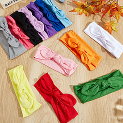 26 diadema elástica de poliéster con lazo de 13 colores&nbsp;OHAR-GO0001-17