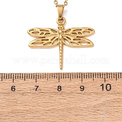 Halsketten mit Anhänger aus Edelstahl 304 für Damen und Herren&nbsp;NJEW-K308-03B-G