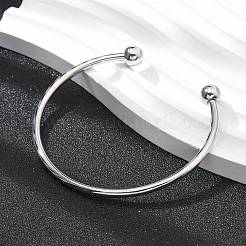 Латунные открытые браслеты-манжеты&nbsp;BJEW-G736-07P