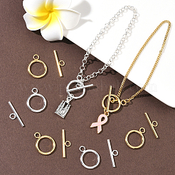 20 комплект из 2-х цветных застежек-тоглов из нержавеющей стали марки 304&nbsp;STAS-BBC0008-06