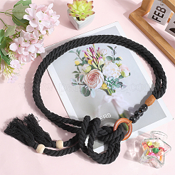 2 ceinture à chaîne en coton tissé à la main&nbsp;AJEW-CP0010-56B