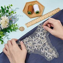 1 шт. нашивки со стразами для пришивания и утюжки PATC-GO0001-08