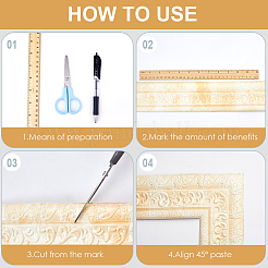 2шт пенопластовый 3d самоклеящийся водонепроницаемый ободок&nbsp;DIY-GF0010-19E