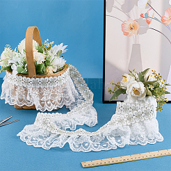Nastro in pizzo di poliestere&nbsp;OCOR-WH0111-178A