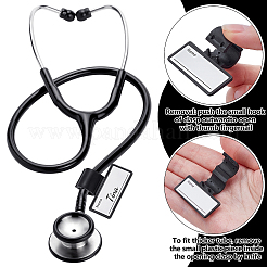 50 étiquette d'identification pour stéthoscope en plastique ABS&nbsp;OFST-WA0001-05