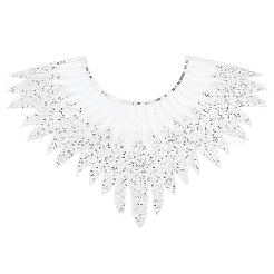 Отделка воротника из полиэстера с компьютерной вышивкой&nbsp;DIY-WH20002-206C