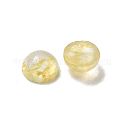 Synthetischer Kaffee-Wassermelonenstein-Glas-Cabochon&nbsp;G-H309-03-03