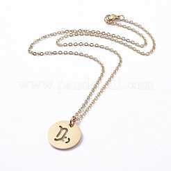 Colliers pendentifs en acier inoxydable 304&nbsp;NJEW-E147-07G