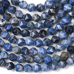 Натуральные дюмортьеритовые кварцевые бусы G-F523-17-6mm