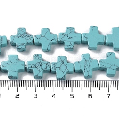 Синтетических нитей бирюзовые бусы G-M418-B03-01