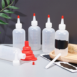 Пластиковые градуированные бутылочки&nbsp;AJEW-BC0001-03A