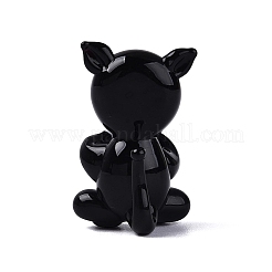 Statuetta di gatto in vetro lavorato a mano&nbsp;LAMP-N034-26
