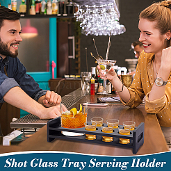 Стеллажи для выставки товаров с бамбуковыми держателями на 7 отверстие WH-WG59392-02