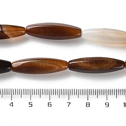 Нити бусин из натурального агата (окрашенного и нагретого)&nbsp;G-M446-A01-01A