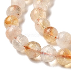 Природный цитрин бисер нитей G-S362-105B