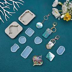 8 шт. 8 стильные силиконовые Молды для подвески «сделай сам» DIY-SZ0007-26