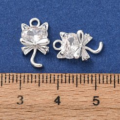 Messing mit Zirkonia-Anhängern&nbsp;KK-L270-08S