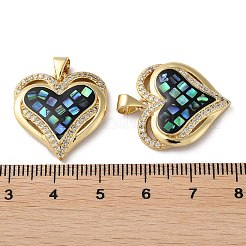 Латунные микро проложить кубического циркония подвески&nbsp;KK-D057-20G