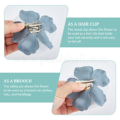 6 шт. цветочные тканевые броши для рюкзака&nbsp;JEWB-FH0002-38C