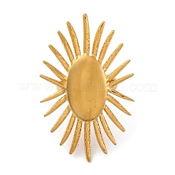 Кольца-манжеты Sun Open из нержавеющей стали 304 с защитой от потускнения RJEW-M047-02G