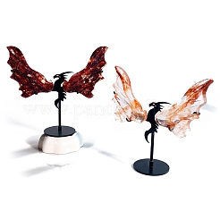 Фигурки из натурального красного гематоидного кварца/железистого кварца&nbsp;PW-WG93422-01