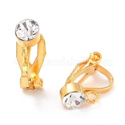 Латунные серьги с клипсами&nbsp;KK-C219-01G