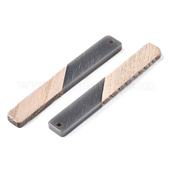 Gros pendentifs en résine et bois&nbsp;RESI-T035-19-A01