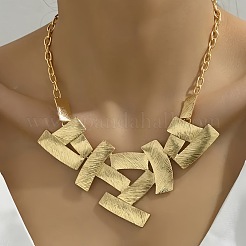 Прямоугольные ожерелья с подвеской из сплава FS-WG7FB46-01