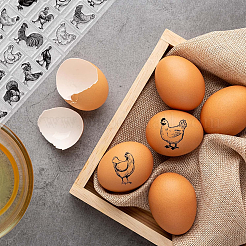 4 шт. 4 прозрачных штампа из ПВХ с изображением животных DIY-GL0010-01B