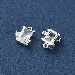 Messing micro pave klar zirkonia charme&nbsp;KK-P355-11S