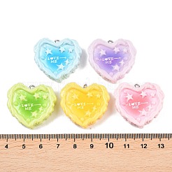 Непрозрачные подвески из искусственной смолы&nbsp;RESI-P049-05P-M