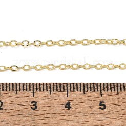 Colliers à chaîne en laiton de 2 mm pour femmes&nbsp;KK-CBA2293-01G