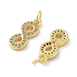 Pendentifs avec zircon cubiques à micro-pavés en laiton&nbsp;LS-KK-C092-10G