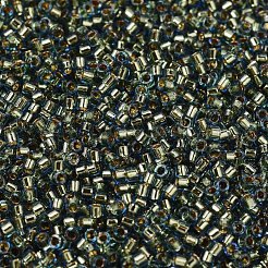 MIYUKIデリカビーズ  シリンダー  日本製シードビーズ  11/0  （db2523) 24ktゴールドライニングltブルー  1.3x1.6mm  穴：0.8mm  約10000個/袋  50 G /袋&nbsp;SEED-X0054-DB2523