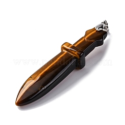 Естественно тигровый глаз большие кулоны&nbsp;G-K338-41P-09