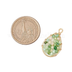 5 шт. подвески из стеклянных бусин PALLOY-JF03029