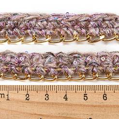 Кружевная отделка из полиэстера крючком&nbsp;OCOR-Q058-12B