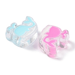 Прозрачные акриловые бусины OACR-A029-02