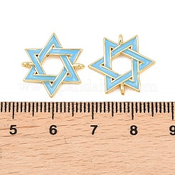 Латунная эмалированная звезда Давида&nbsp;KK-C170-02G